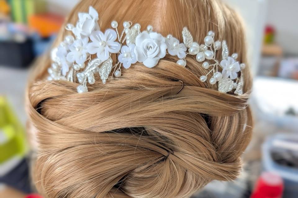 Chignon sur tête malléable