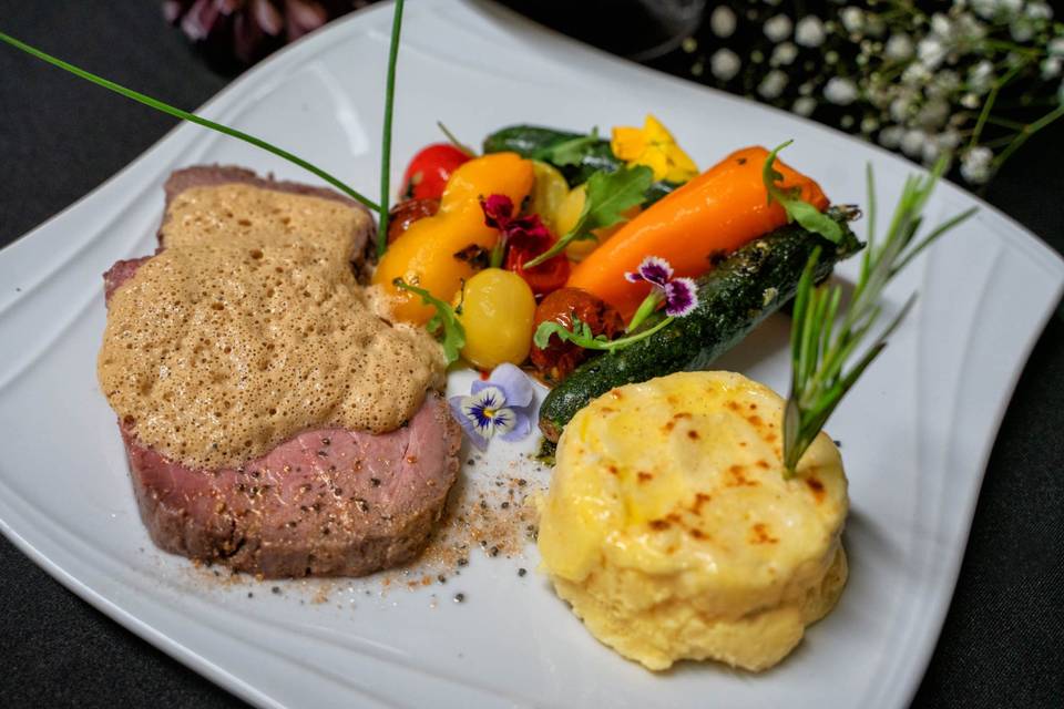 Roti de veau au combava