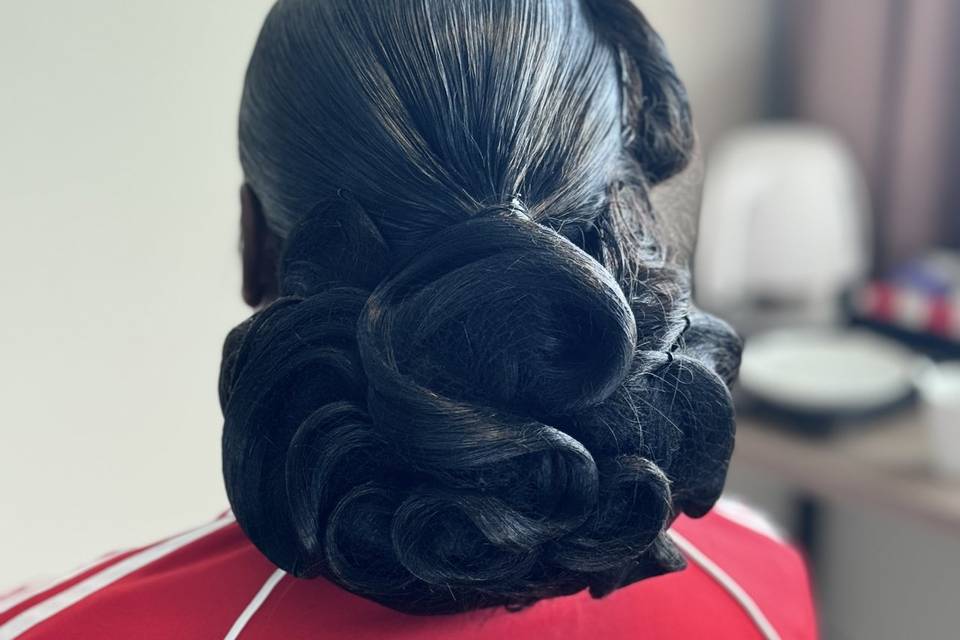 Chignon fleur