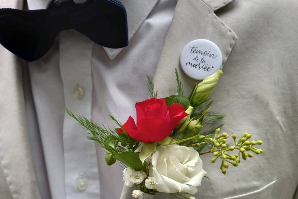 Boutonnière témoin