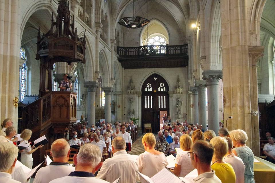 Concert Hallines vu du choeur