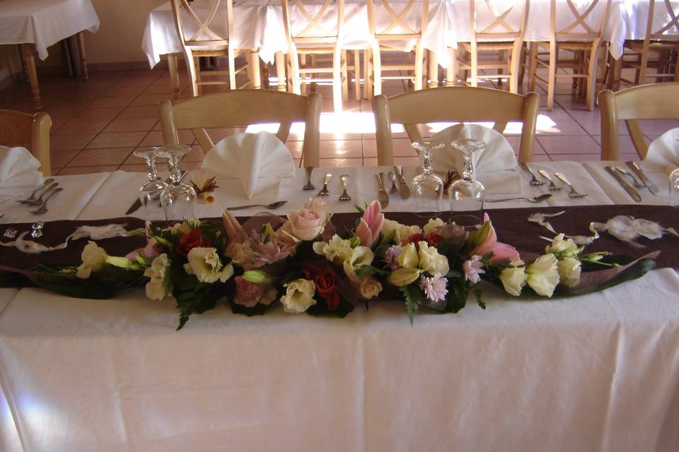 Centre table allongé