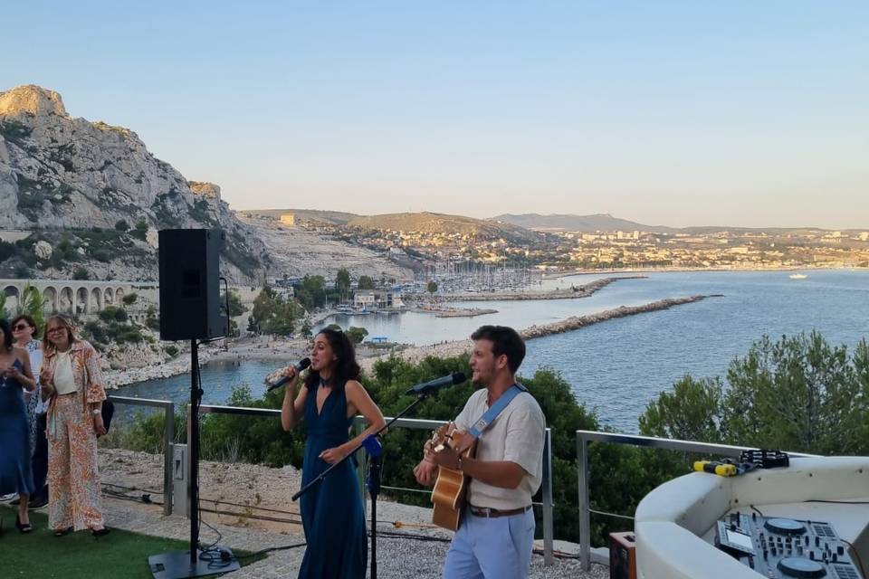 Mariage bord de mer