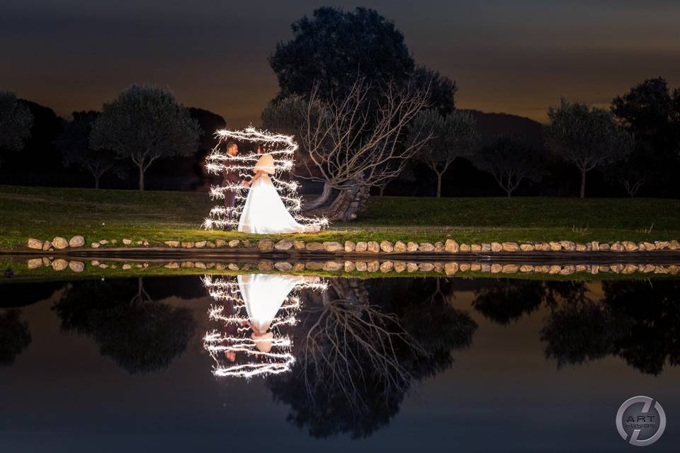 Light painting féérique