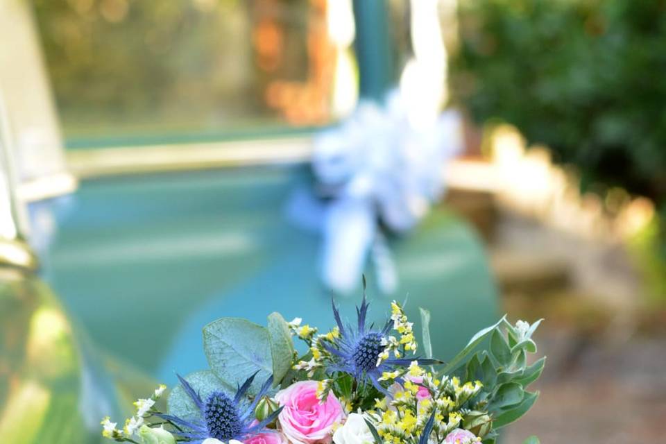 Bouquet de mariée champêtre