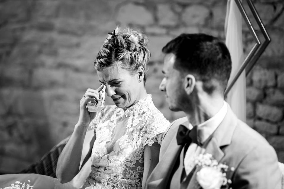 Pleure de la mariée