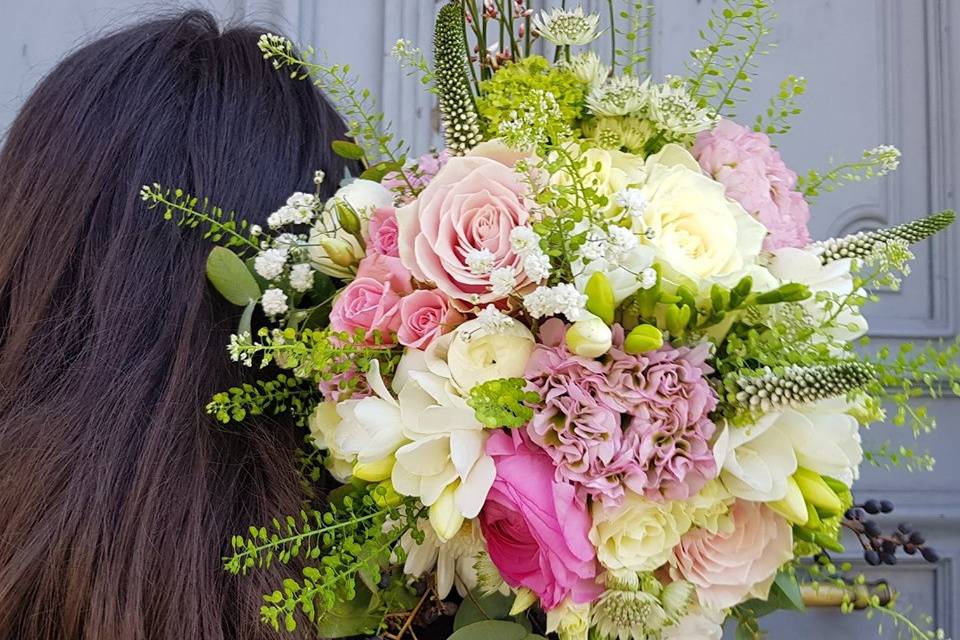 Bouquet de mariée champetre