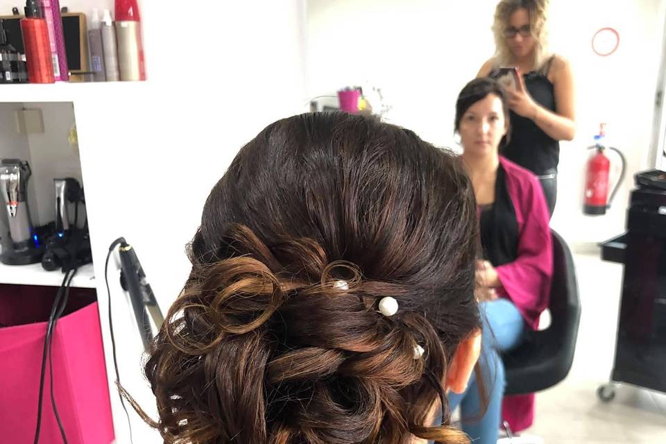 Chignon bohème