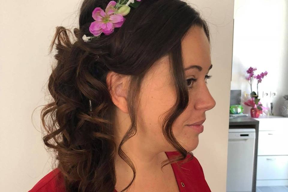 Chignon bohème