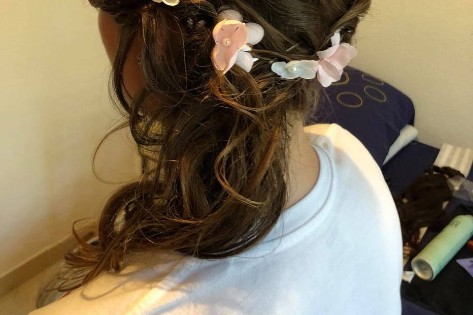 Chignon bohème