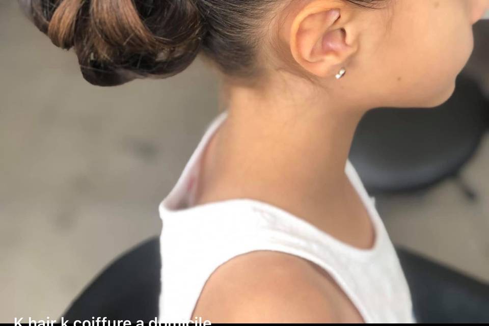 Chignon enfants