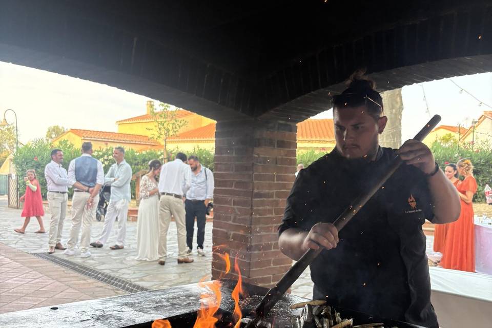 Couteaux au brasero