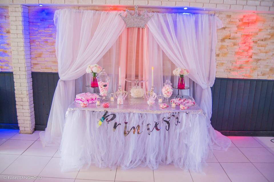 Table Candy bar princesse