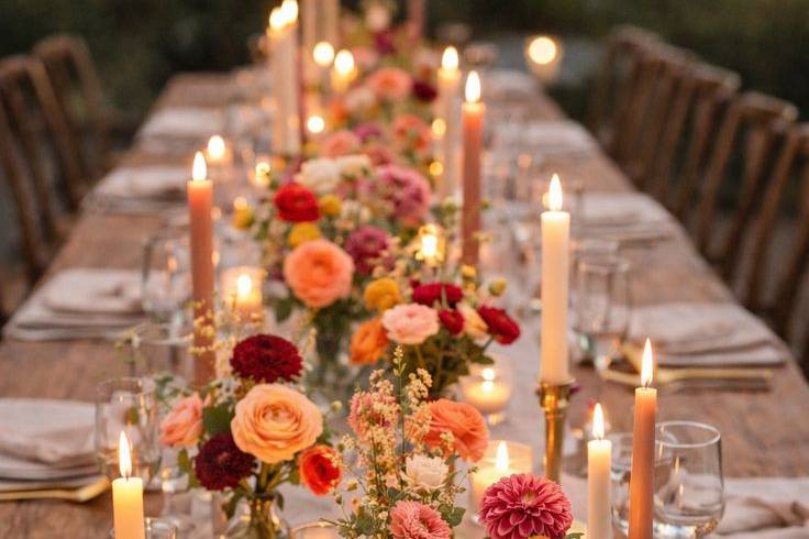 Table colorée