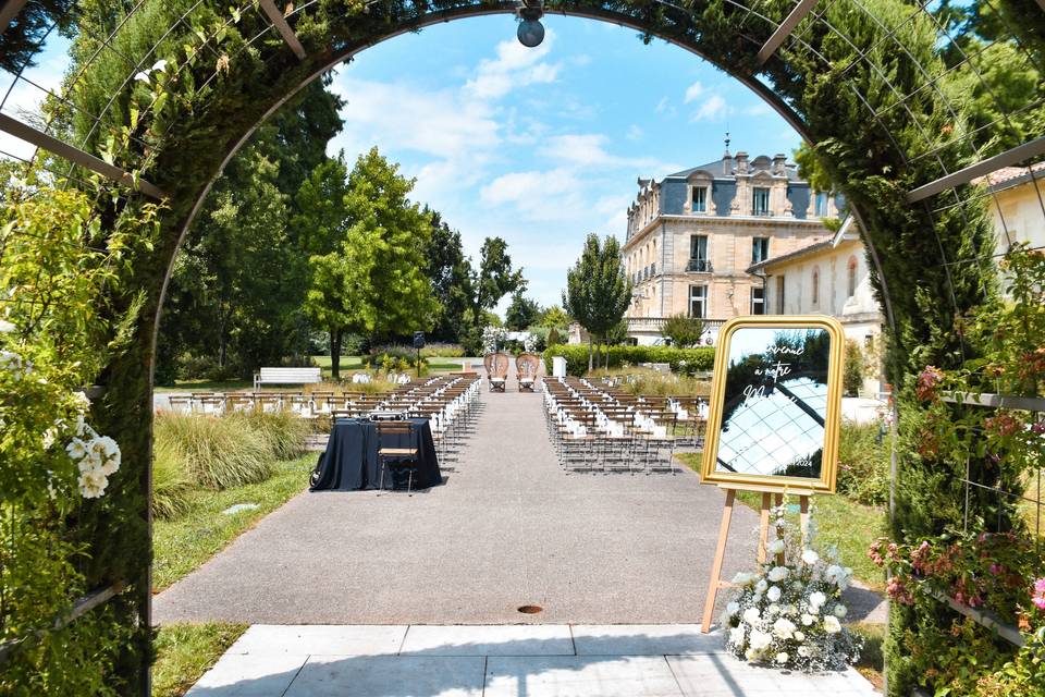 Cérémonie laïque terrasse Pav