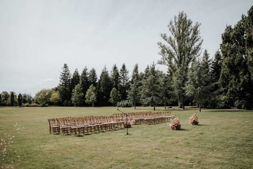 Cérémonie laïque parc