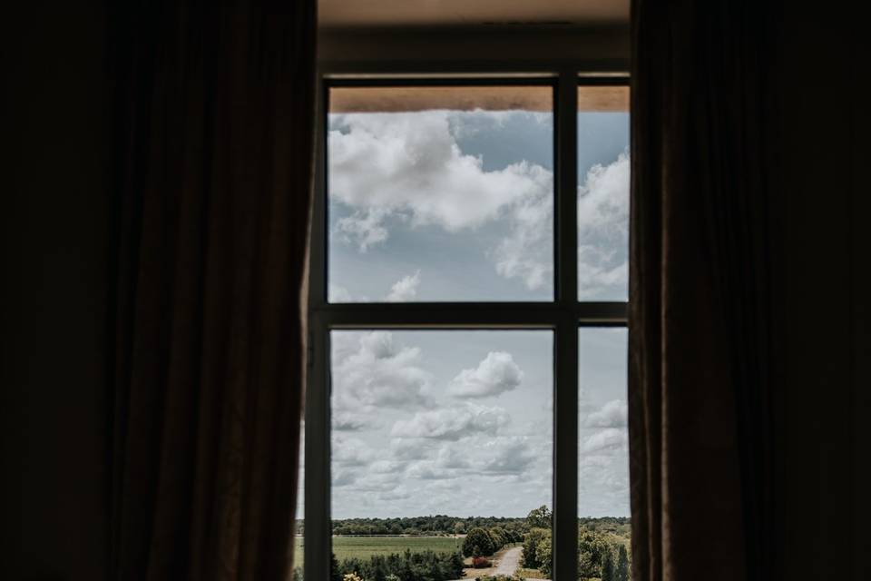 Vue parc château