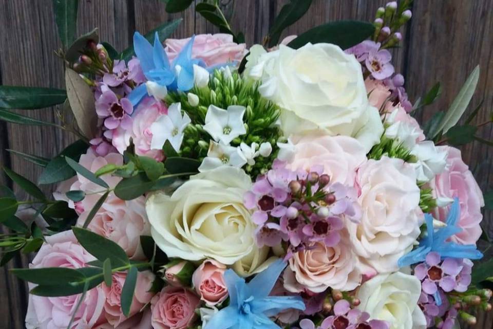 Bouquet de mariée rond