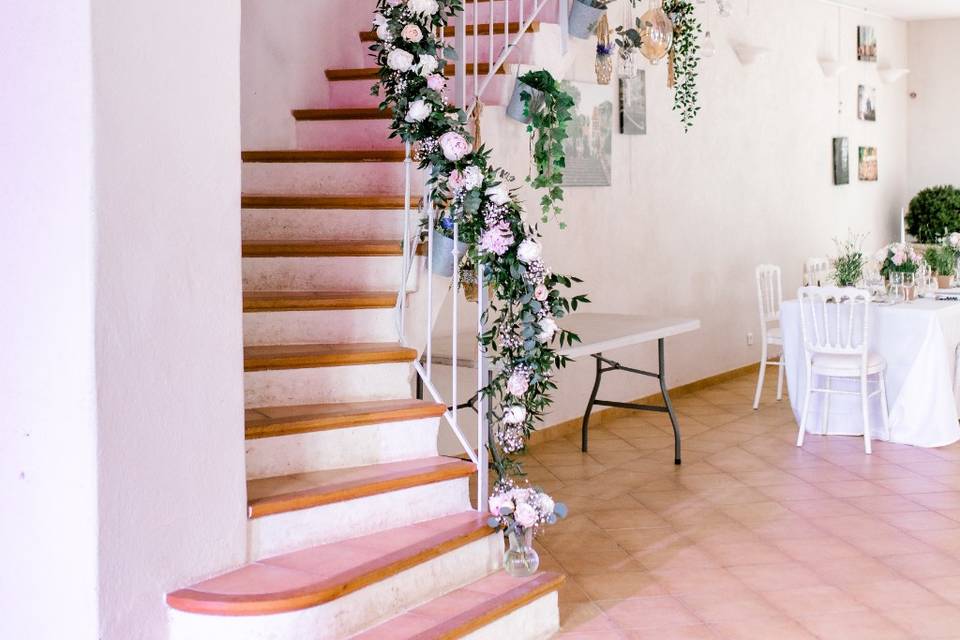 Décoration d'escalier