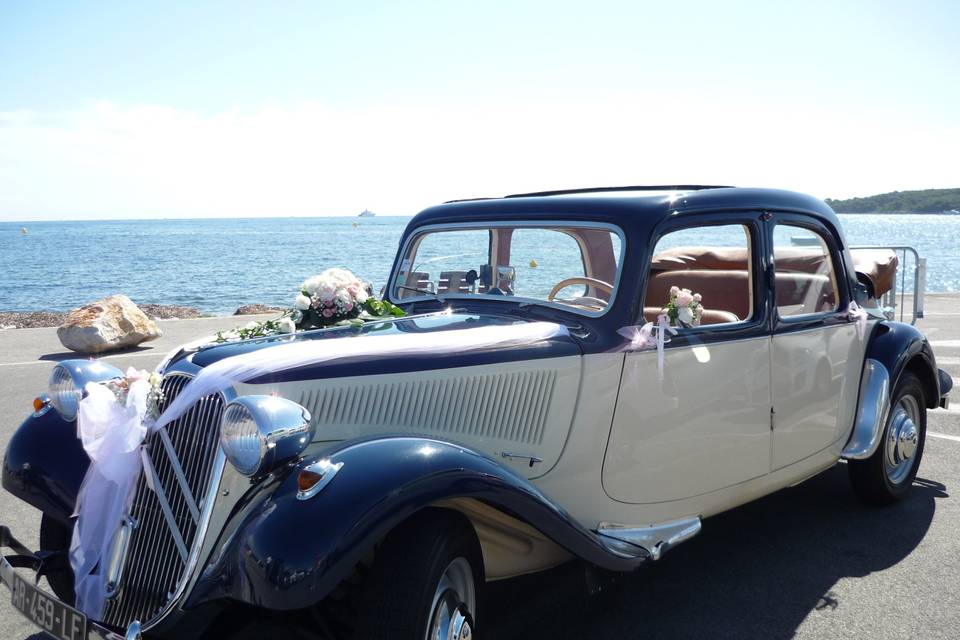 Voiture traction mariage