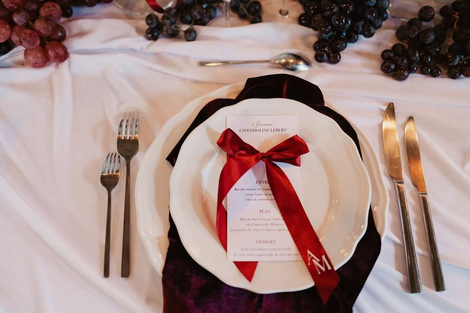 Menu - Wine