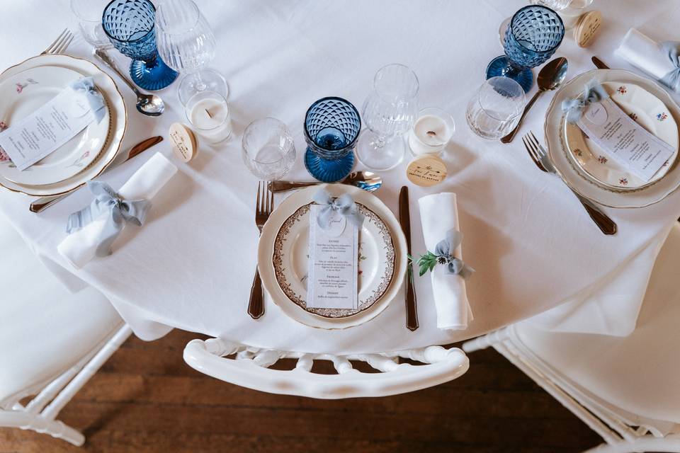Menu - Lovely Blue