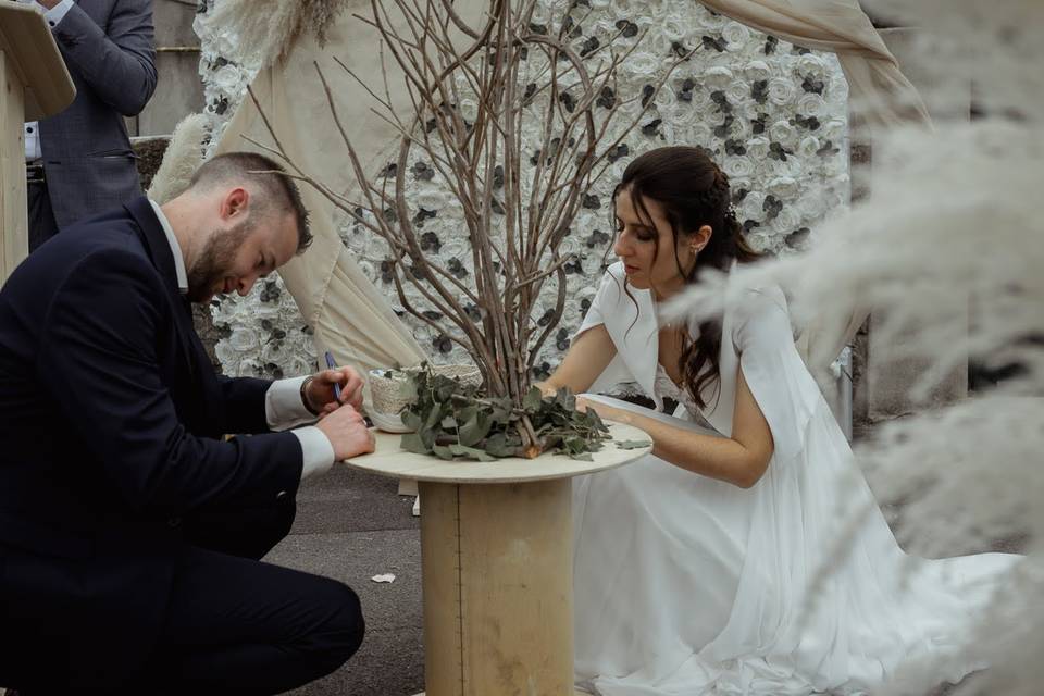 Rituel de l'arbre à voeux