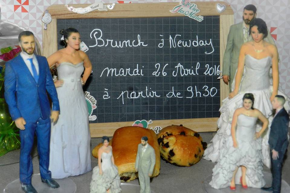 Brunch autour des figurines