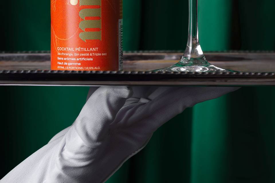 Orange gin fizz