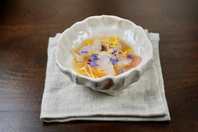 Dorade et yuzu