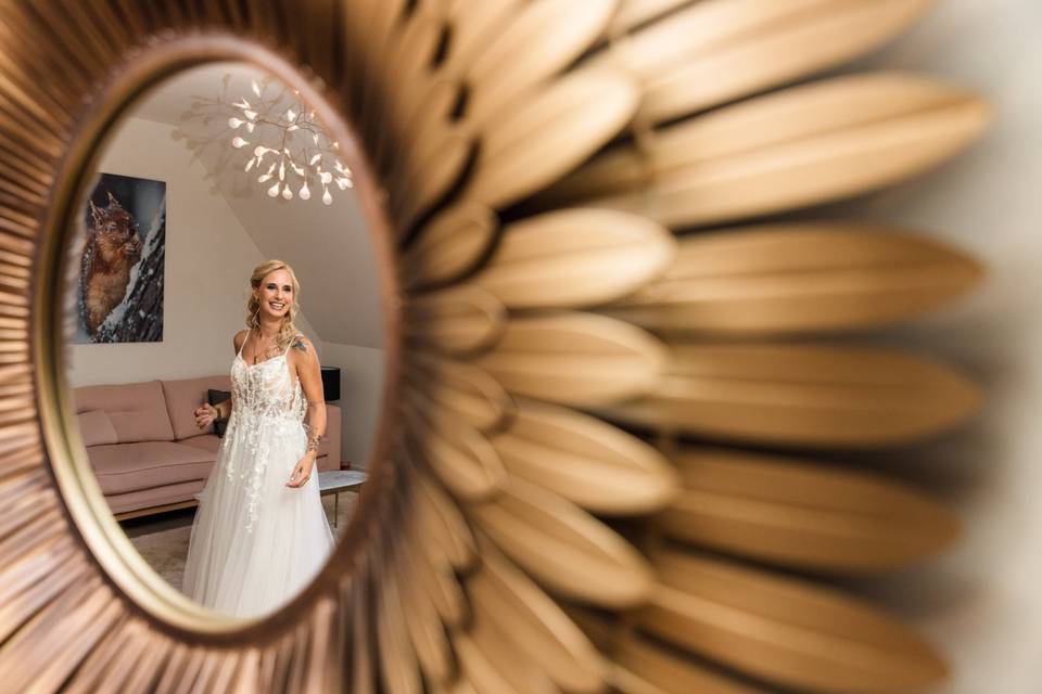 Mariée en chambre