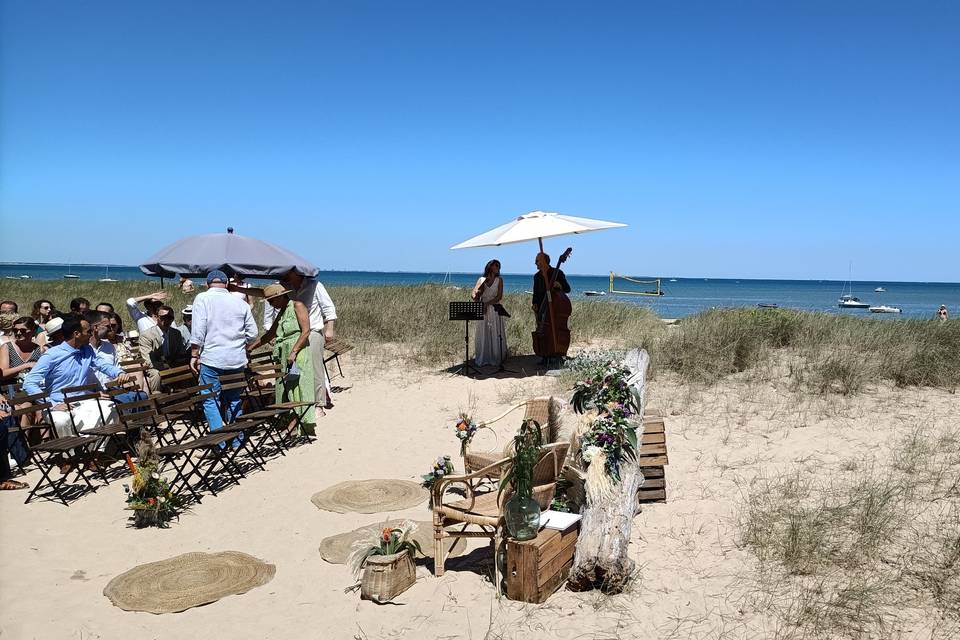 Cérémonie mariage île de ré