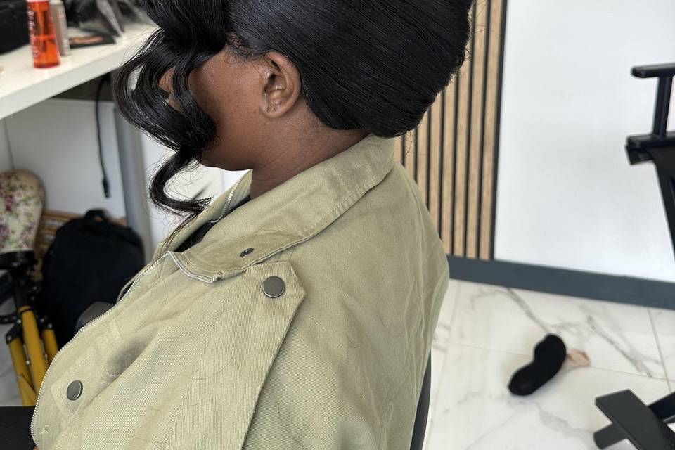 Chignon banane