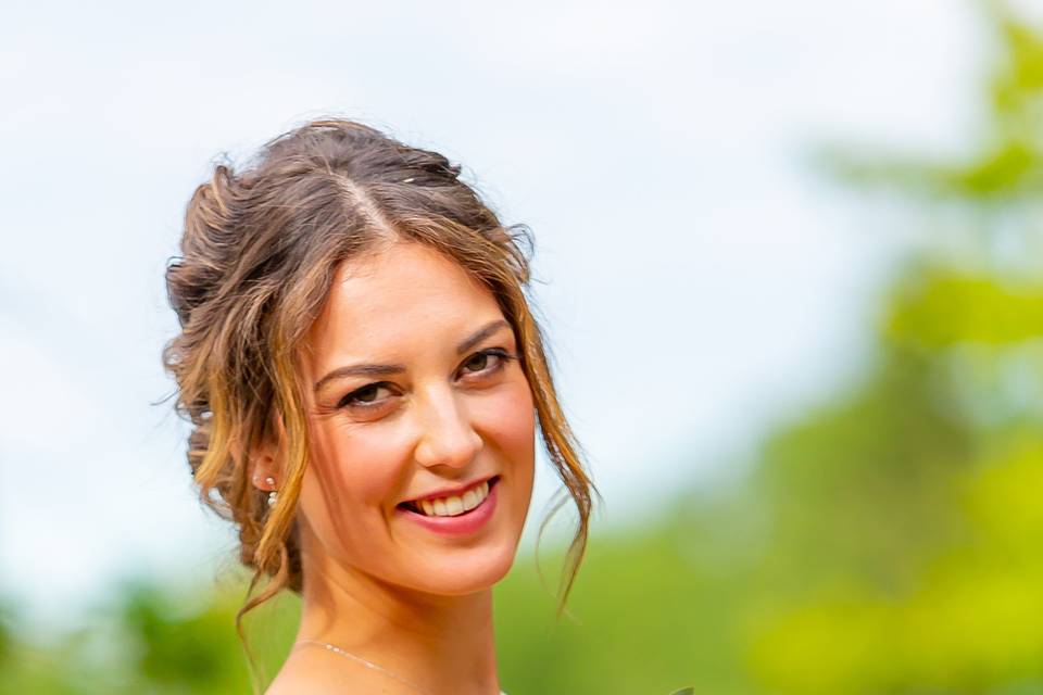 Aurelie et son bouquet