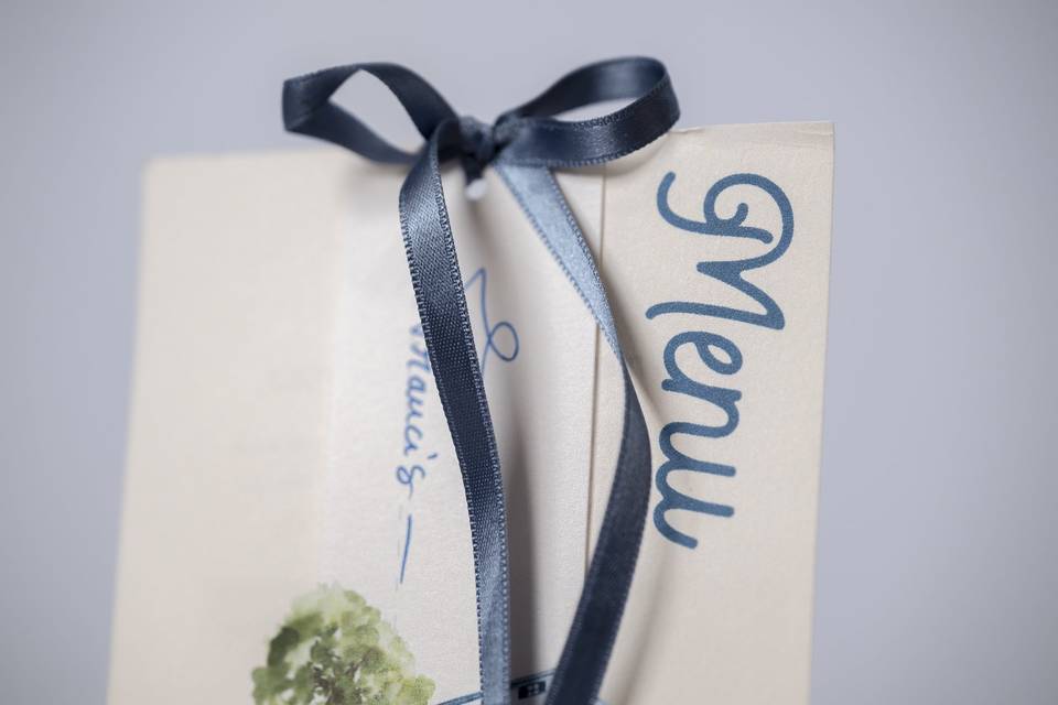Menu + marque place