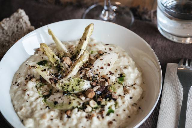 Plat d'asperges