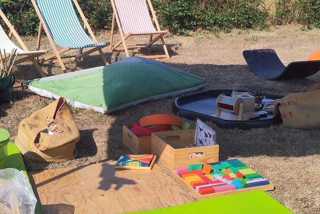 Divers espaces de jeux libres