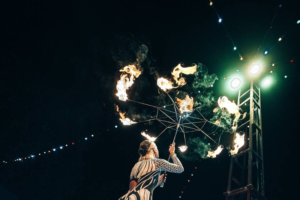 Parapluie de feu
