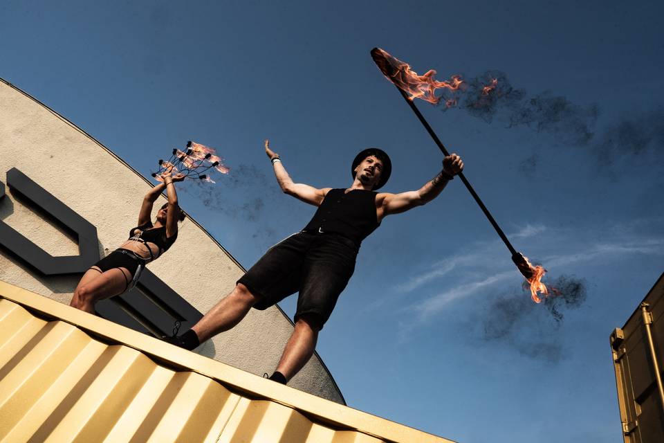 Duo Artiste de feu