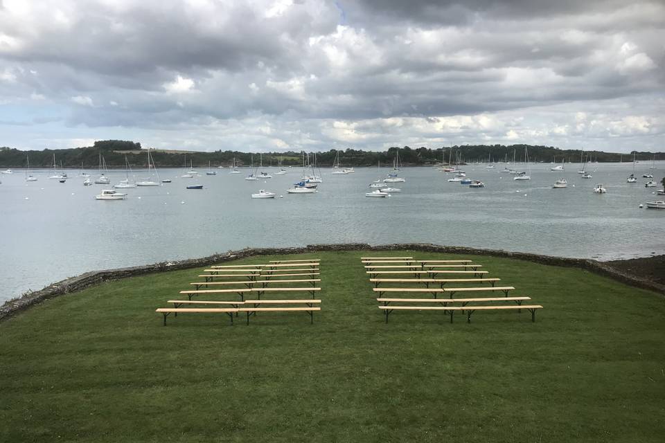 Banc pour cérémonie