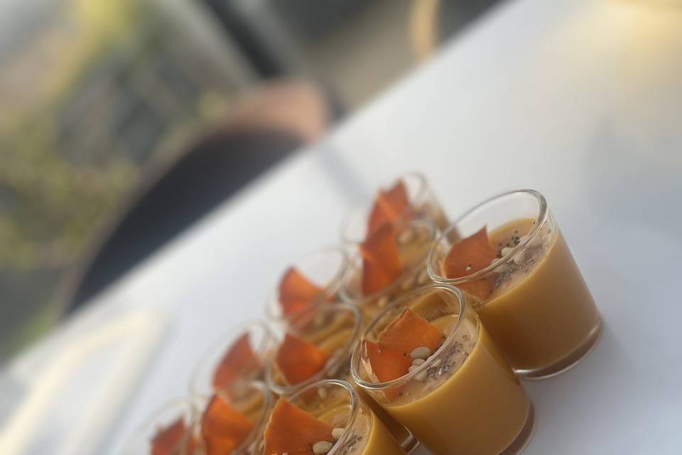 Velouté de Potimarron et courg