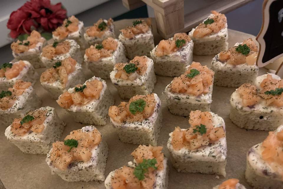 Cœur Focaccias Saumon