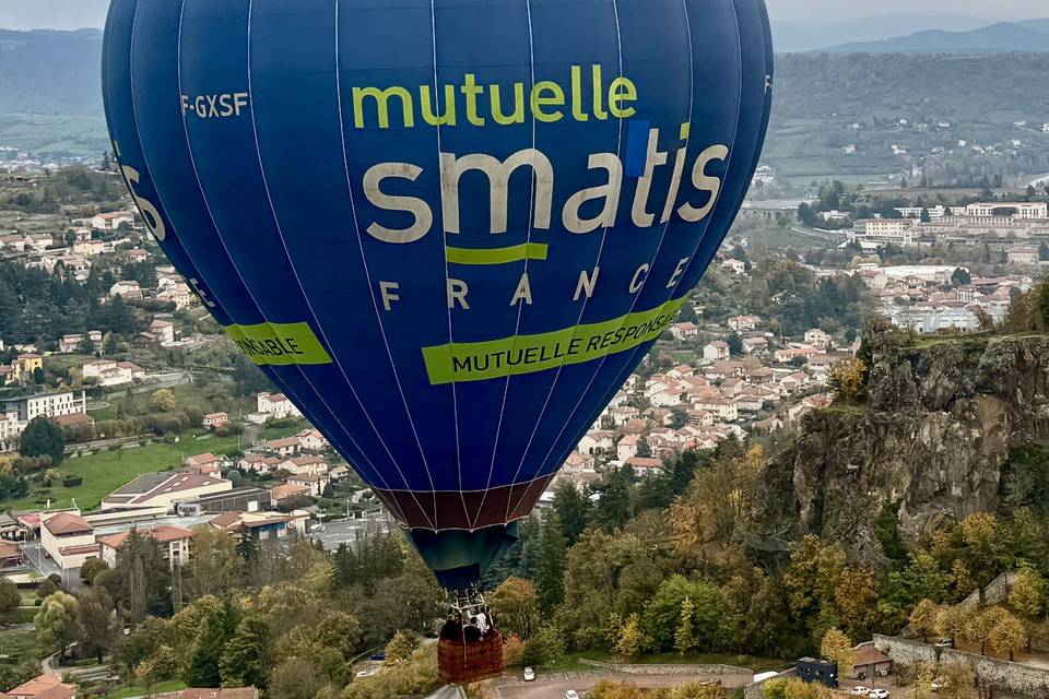 La montgolfière utilisée