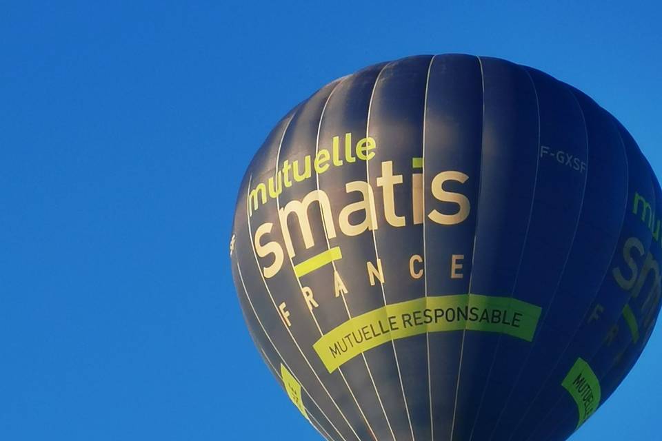 La montgolfière utilisée
