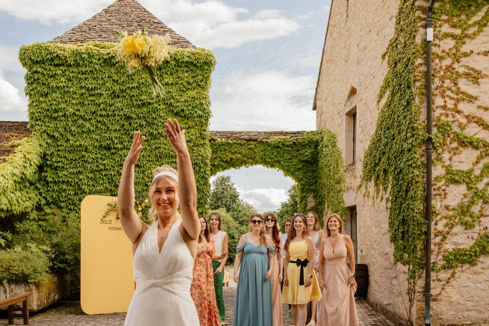Lancer de bouquet
