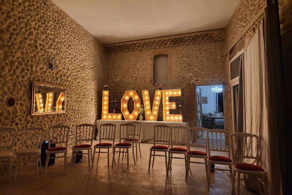 Lettres love / Intérieur