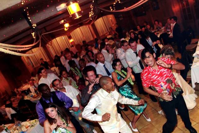 Animation avec les mariés