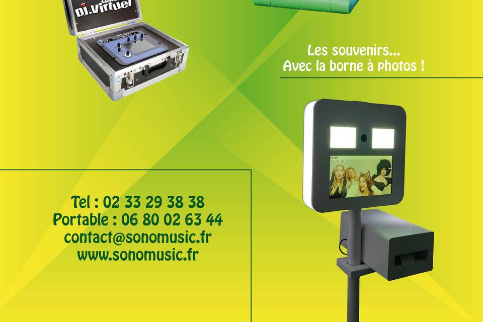 Dj virtuel borne photo