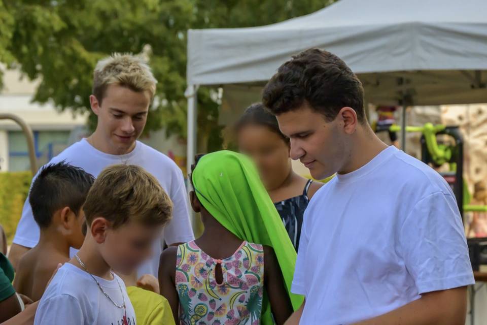 Avec les enfants