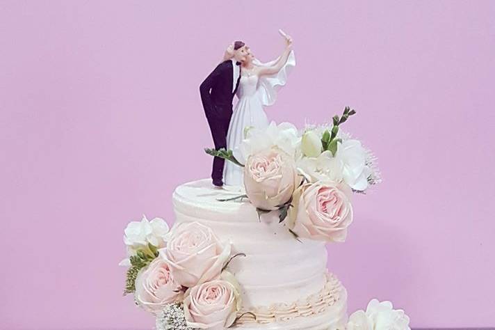 Wedding cake & pop cake